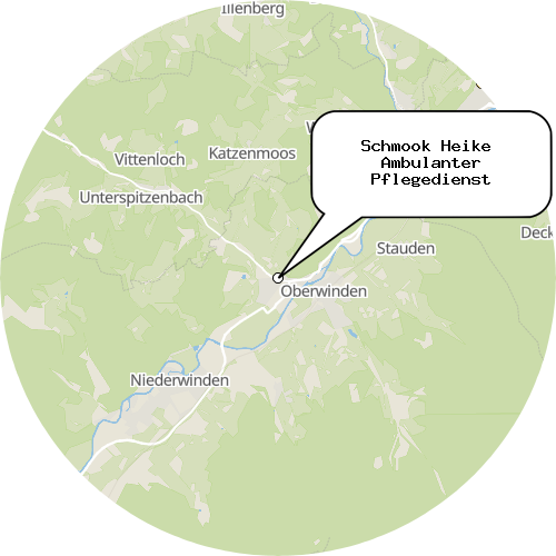 Kartenausschnitt für die Firma Schmook Heike  Ambulanter Pflegedienst