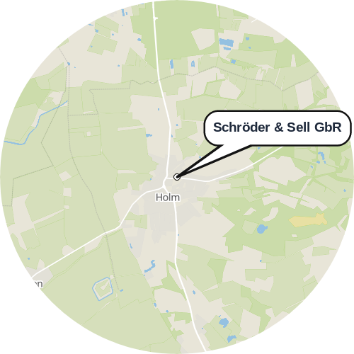 Kartenausschnitt für die Firma Schröder & Sell  GbR