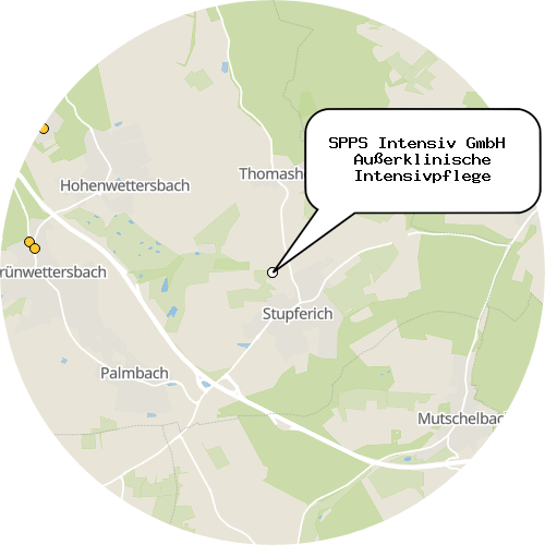 Kartenausschnitt für die Firma SPPS Intensiv GmbH  Außerklinische Intensivpflege