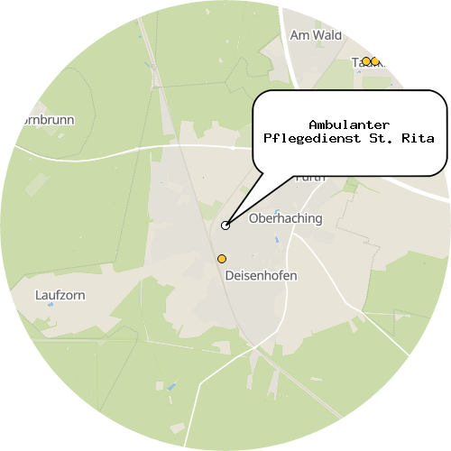 Kartenausschnitt für die Firma Ambulanter Pflegedienst St. Rita