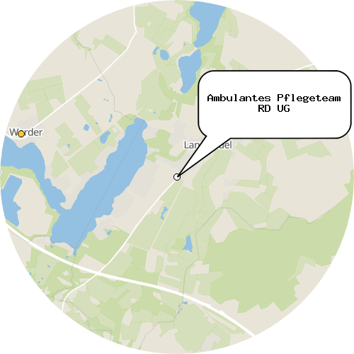 Kartenausschnitt für die Firma Ambulantes Pflegeteam RD UG