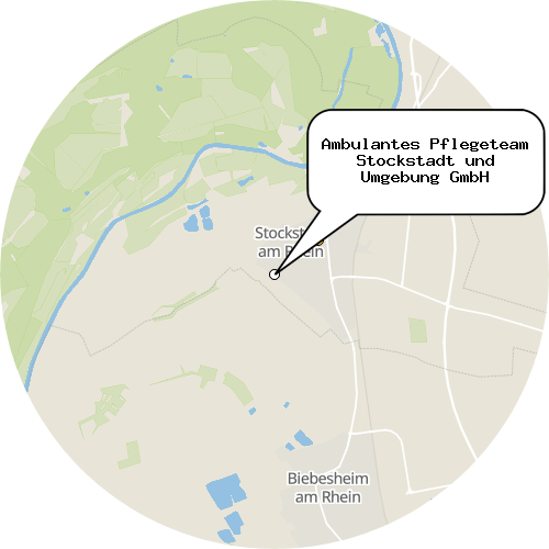 Kartenausschnitt für die Firma Ambulantes Pflegeteam Stockstadt und Umgebung GmbH