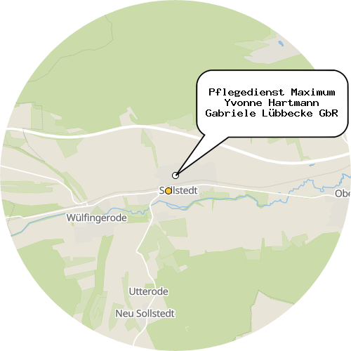 Kartenausschnitt für die Firma Pflegedienst Maximum Yvonne Hartmann Gabriele Lübbecke GbR