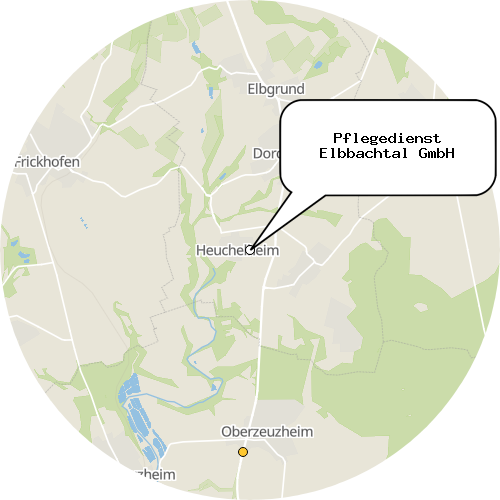 Kartenausschnitt für die Firma Pflegedienst Elbbachtal GmbH