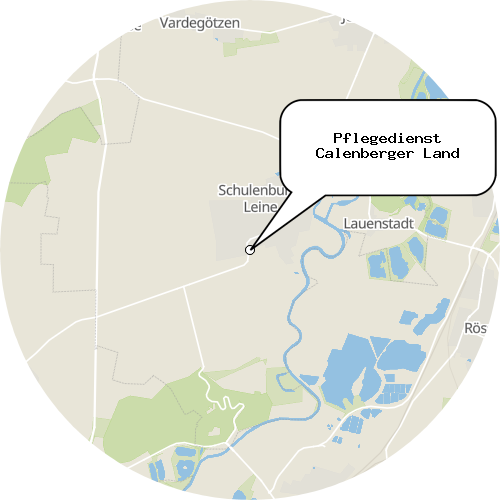 Kartenausschnitt für die Firma Pflegedienst Calenberger Land