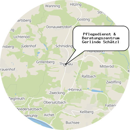 Kartenausschnitt für die Firma Pflegedienst &  Beratungszentrum Gerlinde Schätzl