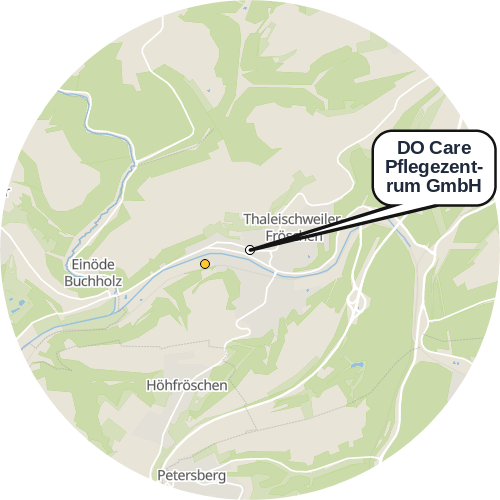 Kartenausschnitt für die Firma DO Care Pflegezentrum GmbH