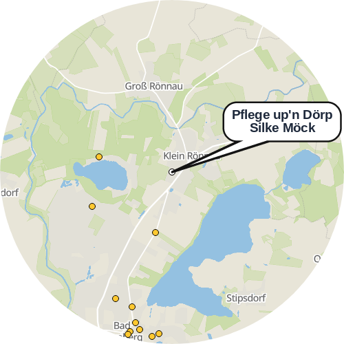 Kartenausschnitt für die Firma Pflege up'n Dörp Silke Möck