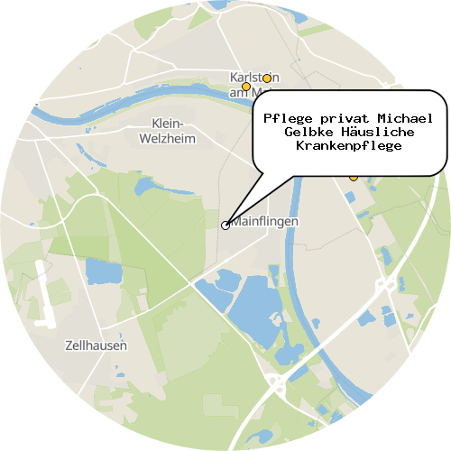 Kartenausschnitt für die Firma Pflege privat Michael Gelbke Häusliche Krankenpflege