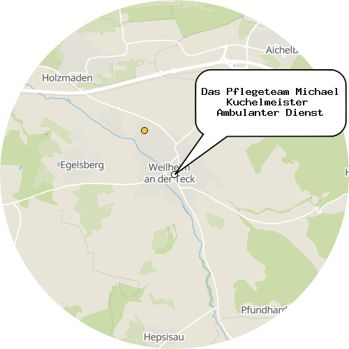Kartenausschnitt für die Firma Das Pflegeteam Michael Kuchelmeister  Ambulanter Dienst