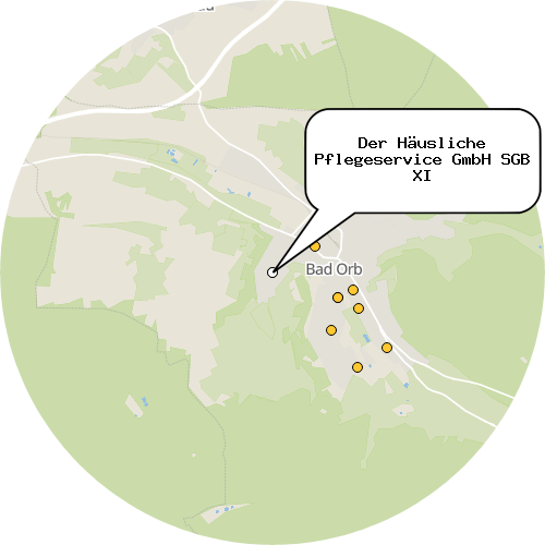 Kartenausschnitt für die Firma Der Häusliche Pflegeservice GmbH SGB XI