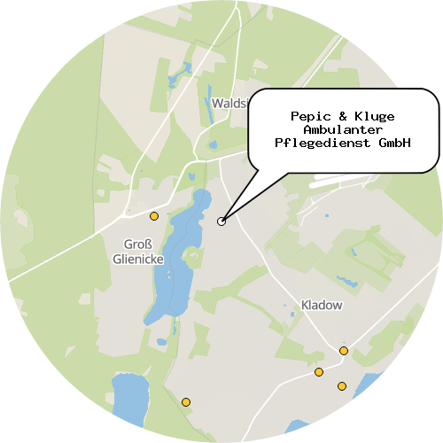 Kartenausschnitt für die Firma Pepic & Kluge Ambulanter Pflegedienst GmbH