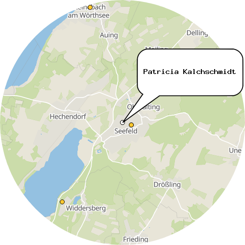 Kartenausschnitt für die Firma Patricia Kalchschmidt