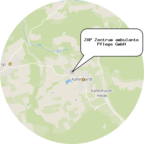 Kartenausschnitt für die Firma ZAP Zentrum ambulante Pflege GmbH