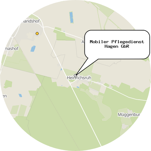 Kartenausschnitt für die Firma Mobiler Pflegedienst Hagen GbR