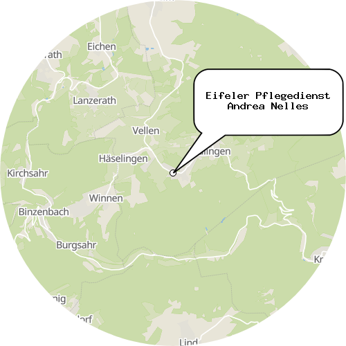 Kartenausschnitt für die Firma Eifeler Pflegedienst Andrea Nelles