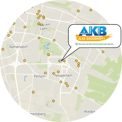 Kartenausschnitt für die Firma AKB Elke Dodenhoff GmbH