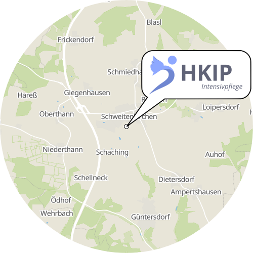 Kartenausschnitt für die Firma HKIP GmbH