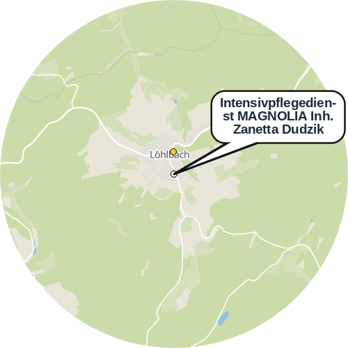Kartenausschnitt für die Firma Intensivpflegedienst MAGNOLIA Inh. Zanetta Dudzik