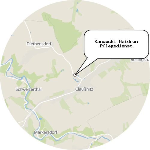 Kartenausschnitt für die Firma Kanowski Heidrun Pflegedienst