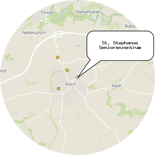 Kartenausschnitt für die Firma St. Stephanus Seniorenzentrum