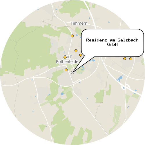 Kartenausschnitt für die Firma Residenz am Salzbach GmbH