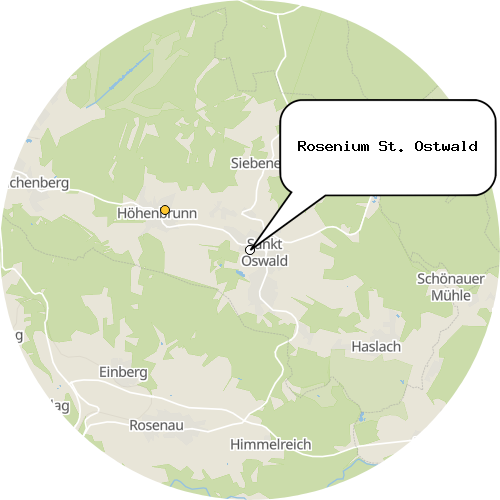 Kartenausschnitt für die Firma Rosenium St. Ostwald