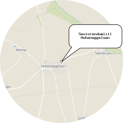 Kartenausschnitt für die Firma Seniorendomizil Hoheneggelsen