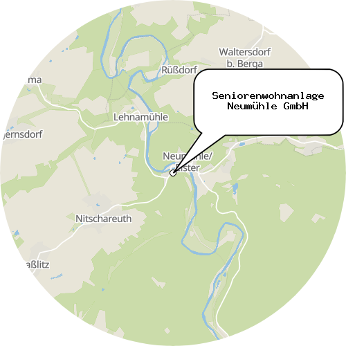 Kartenausschnitt für die Firma Seniorenwohnanlage Neumühle GmbH