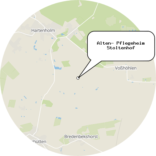 Kartenausschnitt für die Firma Alten- Pflegeheim Stoltenhof