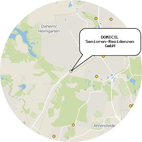 Kartenausschnitt für die Firma DOMICIL Senioren-Residenzen GmbH
