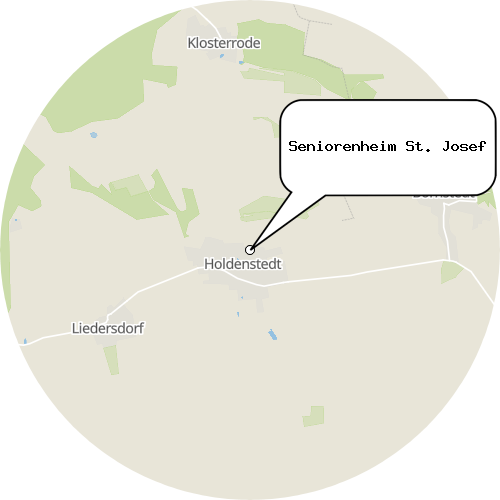 Kartenausschnitt für die Firma Seniorenheim St. Josef