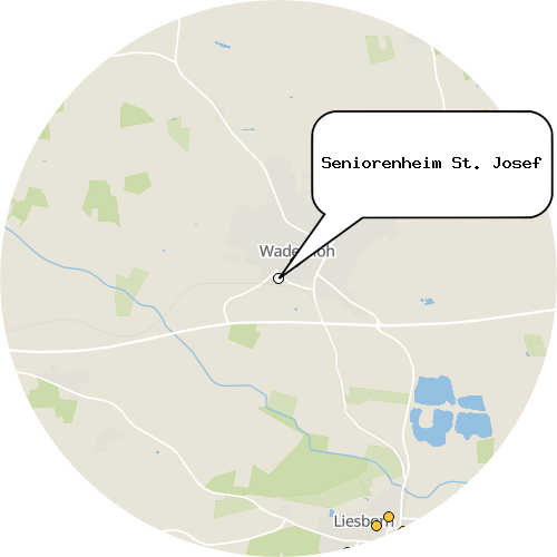 Kartenausschnitt für die Firma Seniorenheim St. Josef