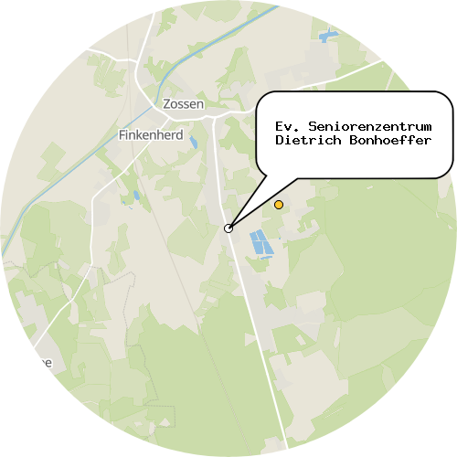 Kartenausschnitt für die Firma Ev. Seniorenzentrum Dietrich Bonhoeffer
