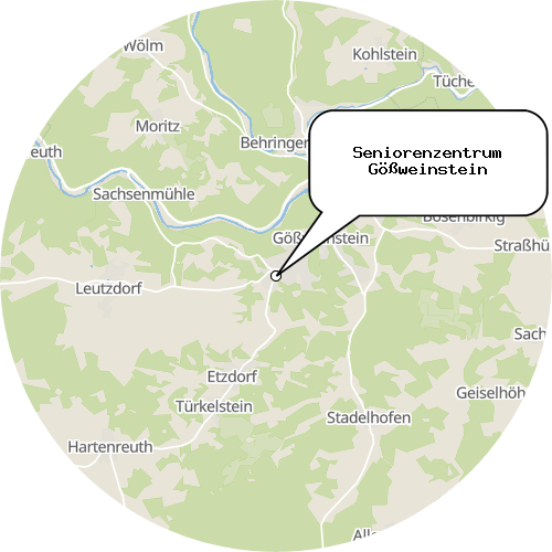 Kartenausschnitt für die Firma Seniorenzentrum Gößweinstein
