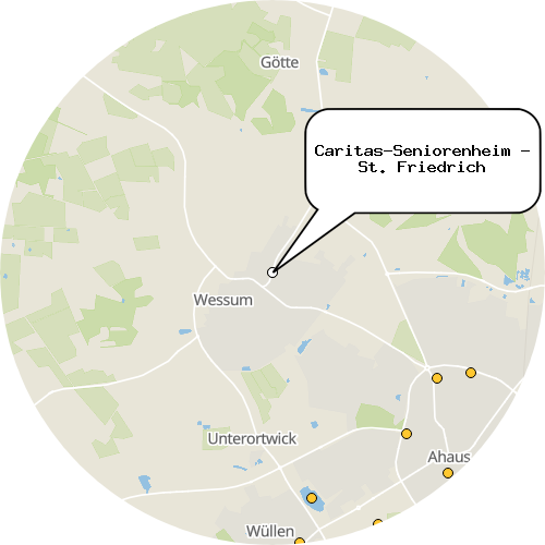 Kartenausschnitt für die Firma Caritas-Seniorenheim - St. Friedrich