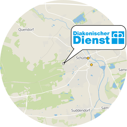 Kartenausschnitt für die Firma Annaheim Diakoniezentrum Obergrafschaft