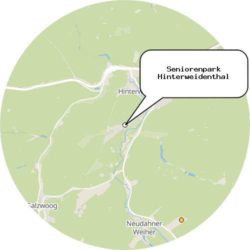Kartenausschnitt für die Firma Seniorenpark Hinterweidenthal