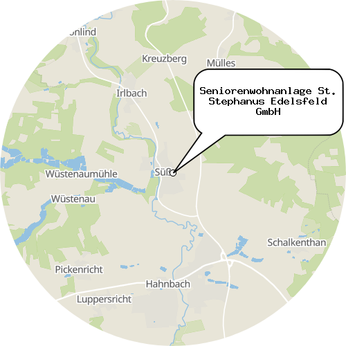 Kartenausschnitt für die Firma Seniorenwohnanlage St. Stephanus Edelsfeld GmbH