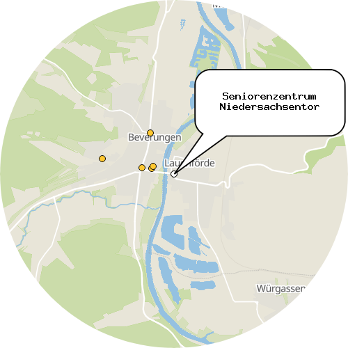 Kartenausschnitt für die Firma Seniorenzentrum Niedersachsentor