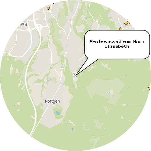 Kartenausschnitt für die Firma Seniorenzentrum Haus Elisabeth