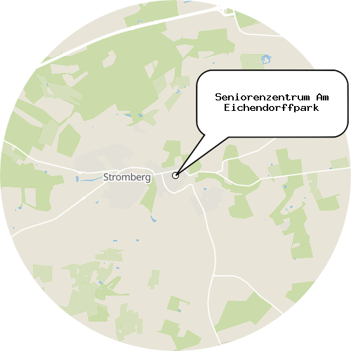 Kartenausschnitt für die Firma Seniorenzentrum Am Eichendorffpark
