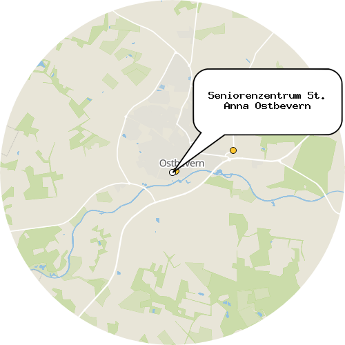 Kartenausschnitt für die Firma Seniorenzentrum St. Anna Ostbevern
