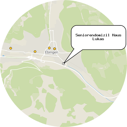 Kartenausschnitt für die Firma Seniorendomizil Haus Lukas