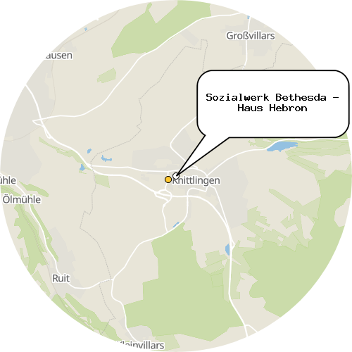 Kartenausschnitt für die Firma Sozialwerk Bethesda - Haus Hebron