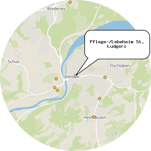 Kartenausschnitt für die Firma Pflege-/Lebeheim St. Ludgeri