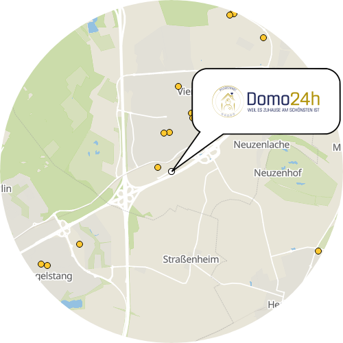 Kartenausschnitt für die Firma Domo24h
