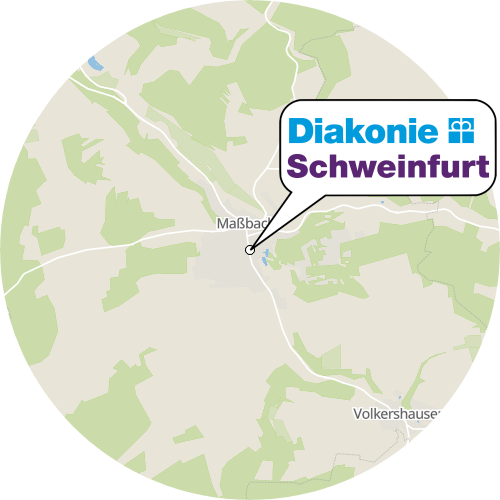 Kartenausschnitt für die Firma Diakonie - Erhard-Klement-Haus