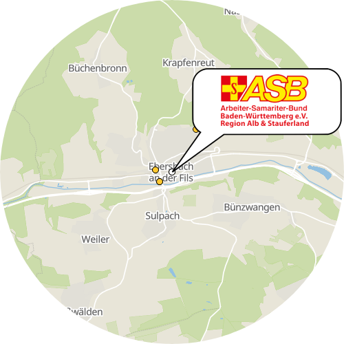 Kartenausschnitt für die Firma ASB Seniorenzentrum "Am Markt"
