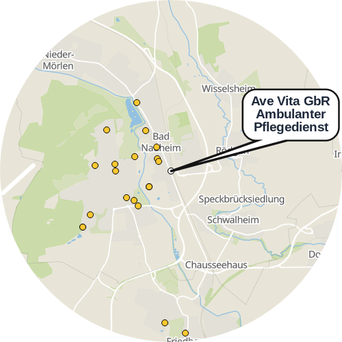 Kartenausschnitt für die Firma Ave Vita GbR Ambulanter Pflegedienst